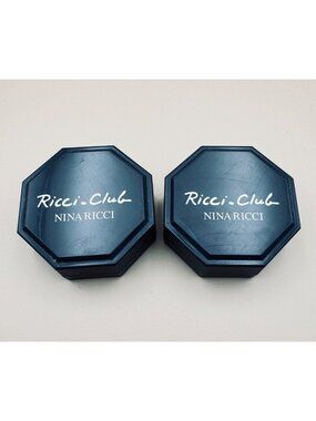 2 Nina Ricci Ricci Club Soap w/ Case VTG 1980s Discontinued Italy UNUSED